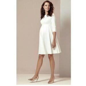 Elegant White Maternity Wedding Dress